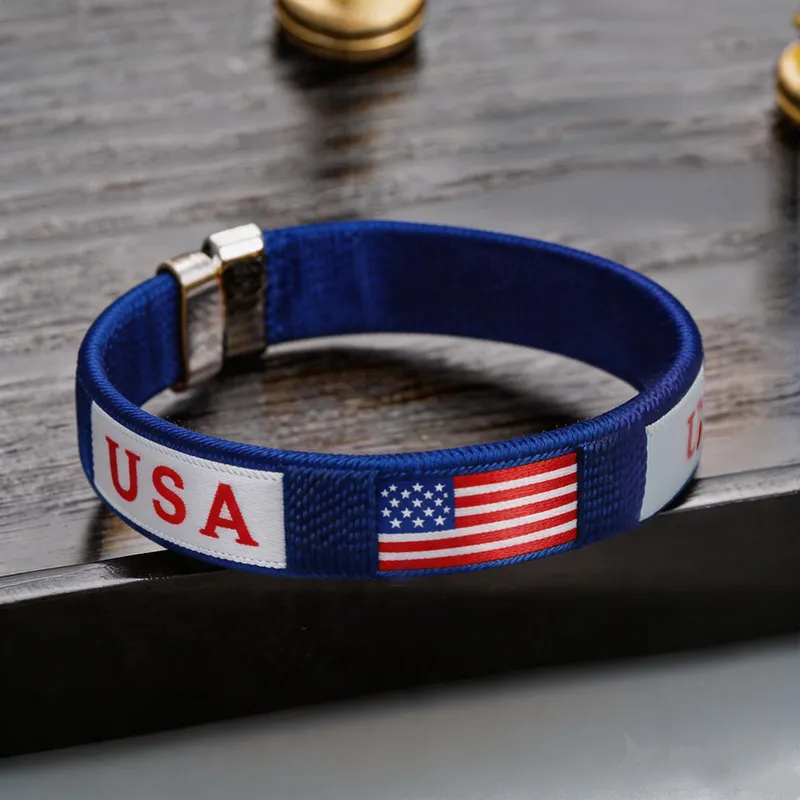 World Cup National Team Themed Woven Bracelet &ndash; Fan Merchandise / Small Gift