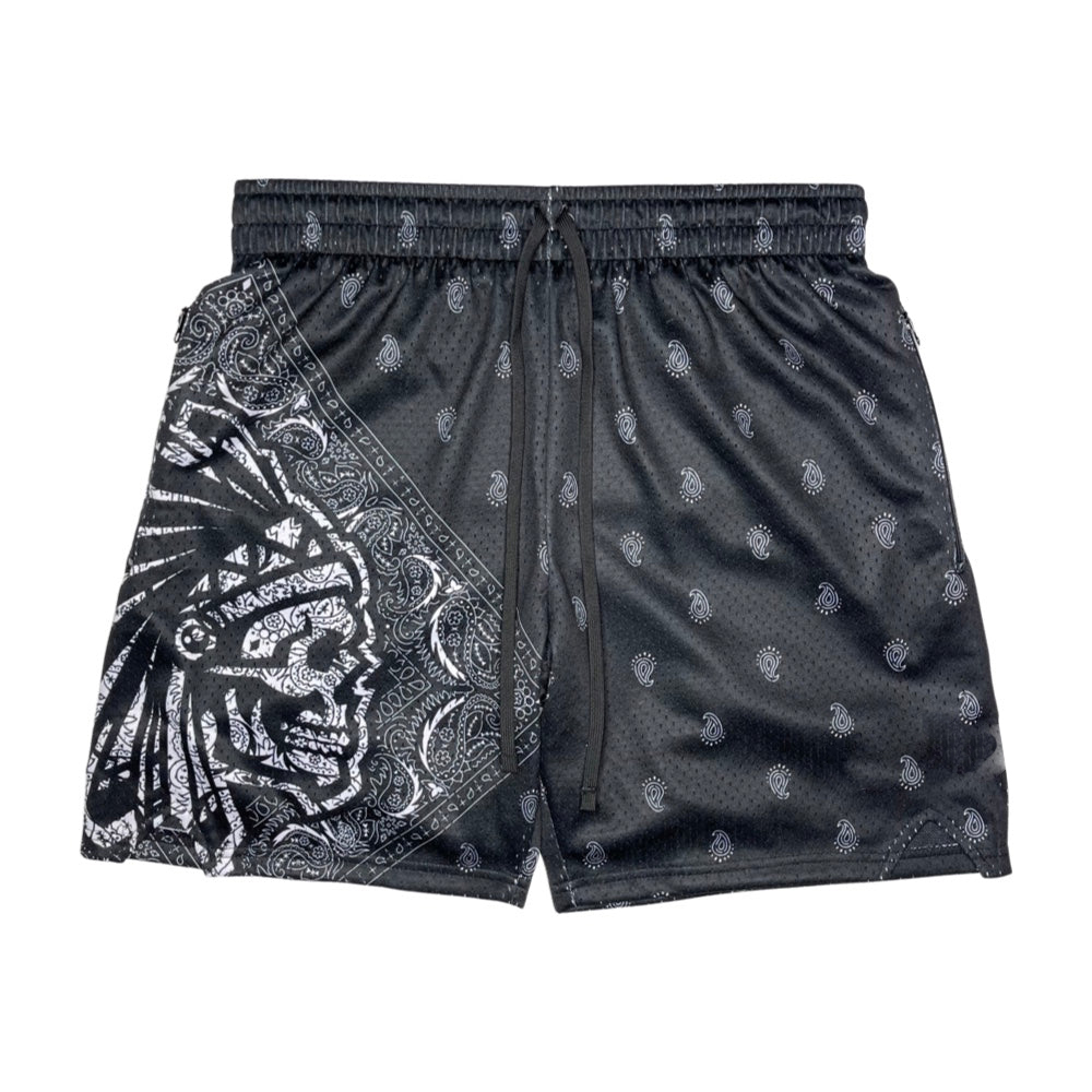 Skull Sports Street Style Plus Size Basketball Breathable Shorts