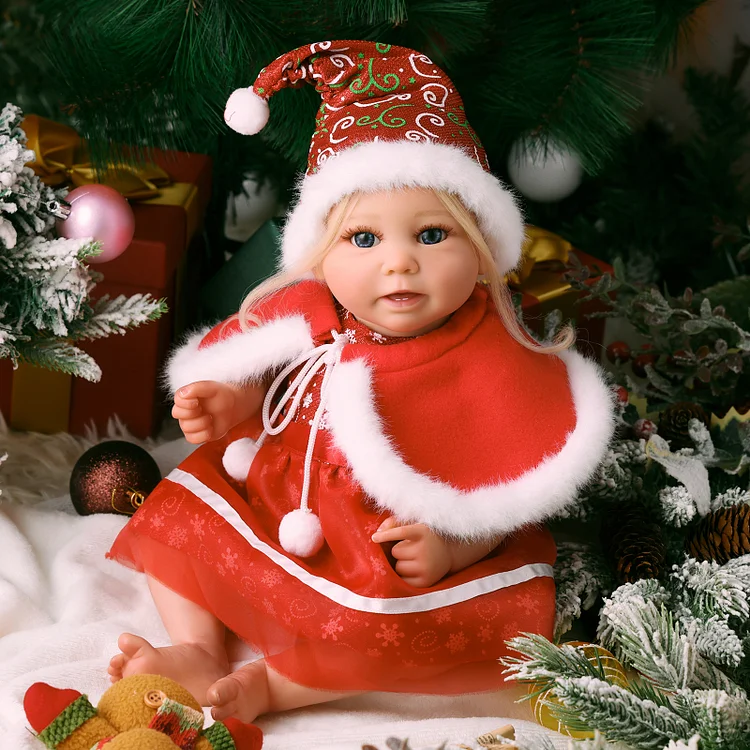 Babeside Christmas Reborn Baby Stella 20'' Little Infant Girl Best Gift for Kids