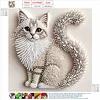 Diamond Painting-DIY Crystal Rhinestone Cute Cat