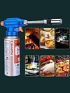 Butane Torch Head Grill Cooking Torch with Adjustable Hose Flame Thrower for BBQ