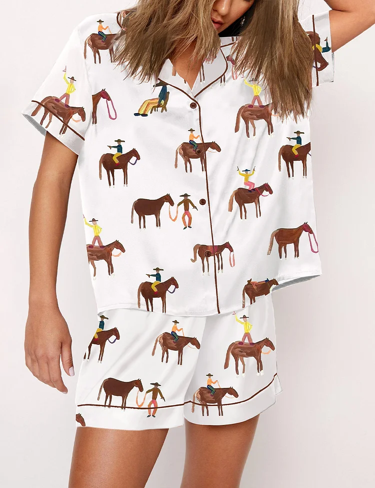 Women's Gangstas Paradise Cowboys Pajama Set