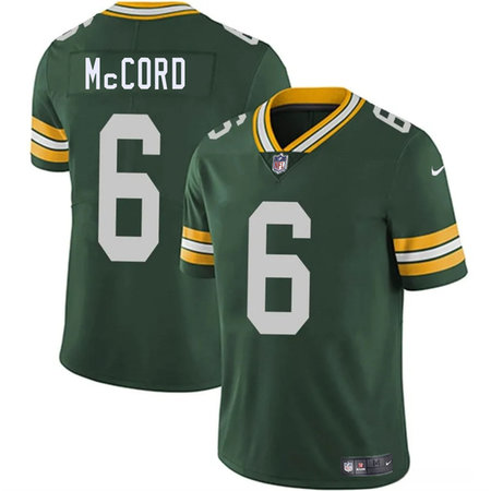 Men's Green Bay Packers #6 Kyle McCord Green 2026 Vapor Untouchable Limited Stitched Football Jersey