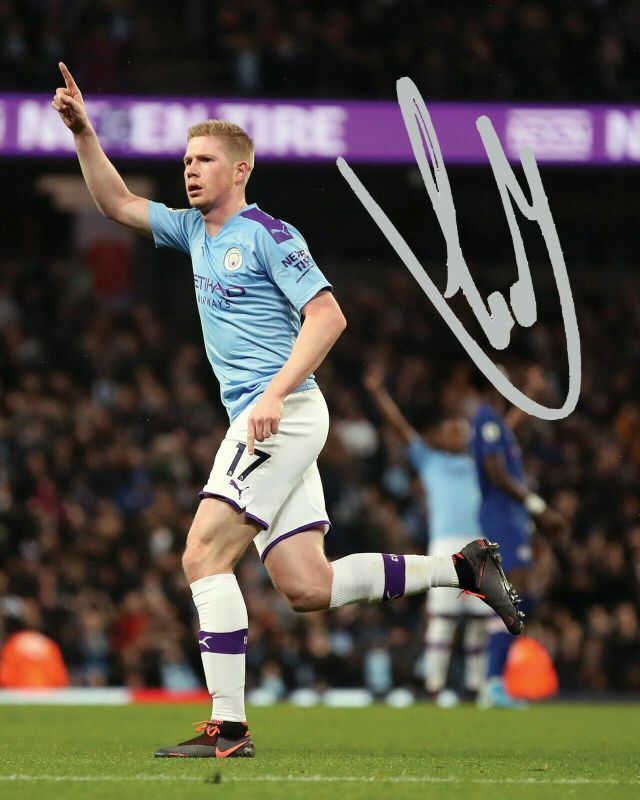 Kevin De Bruyne - Manchester City Autograph Signed Photo Poster painting Print