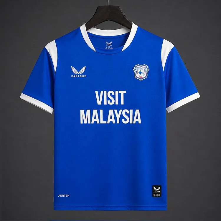 【S~4XL】Cardiff city 26/27 Home Football Jersey 1:1 Thai Quality