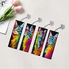 4Pcs Special Shape Cat Diamond Painting Bookmark