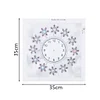 Flower Clock  | Crystal Rhinestone  | Full Round Diamond Painting Kits