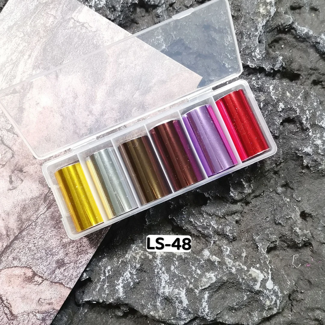 3pcs Tortoiseshell Amber Nails Foils Tortoise Shell Nail Art Transfer Foil Decals Wraps Tips Nail Manicure Decorations 4*100cm-Nail Inspo