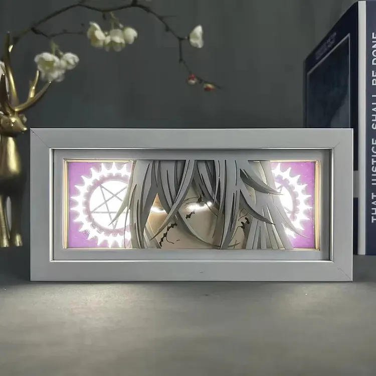 3D LED Box Light - Black Butler-Undertaker
