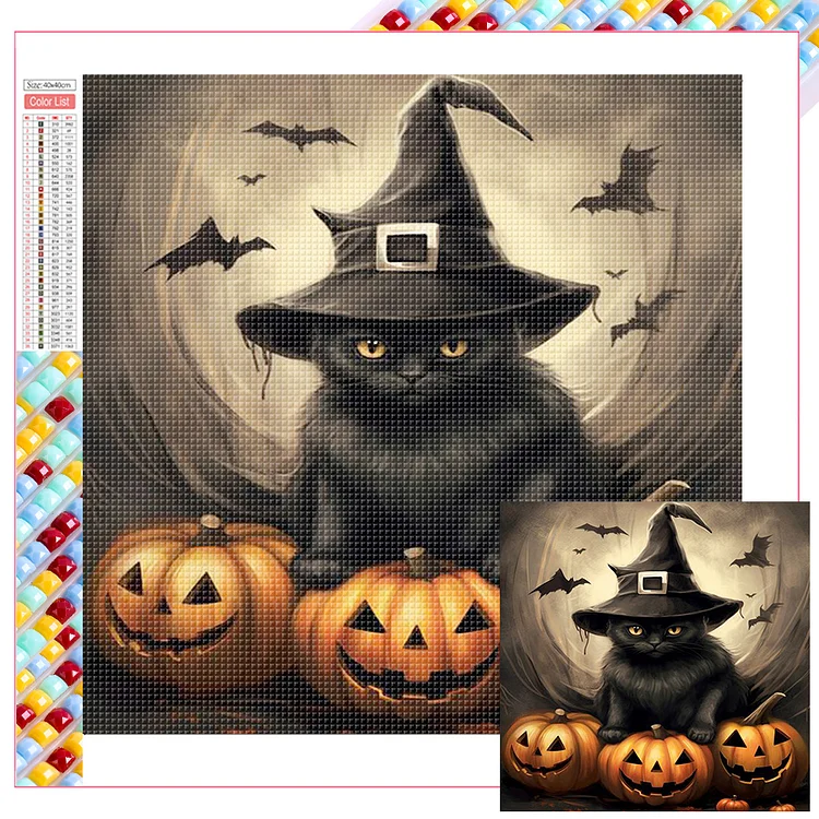 Animal Series - Full Square Drill Diamond Painting - 40*40CM(Picture)