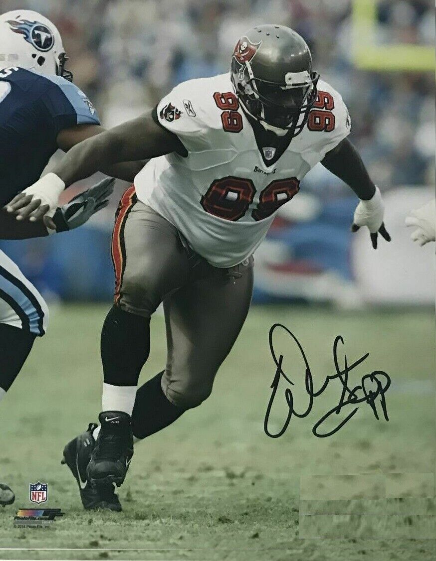 Warren Sapp Autographed Signed 8x10 Photo Poster painting ( HOF Buccaneers ) REPRINT