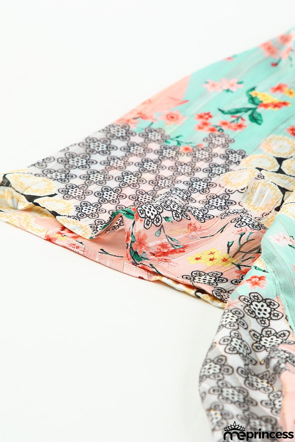 Floral Sheer Shimmer Kimono