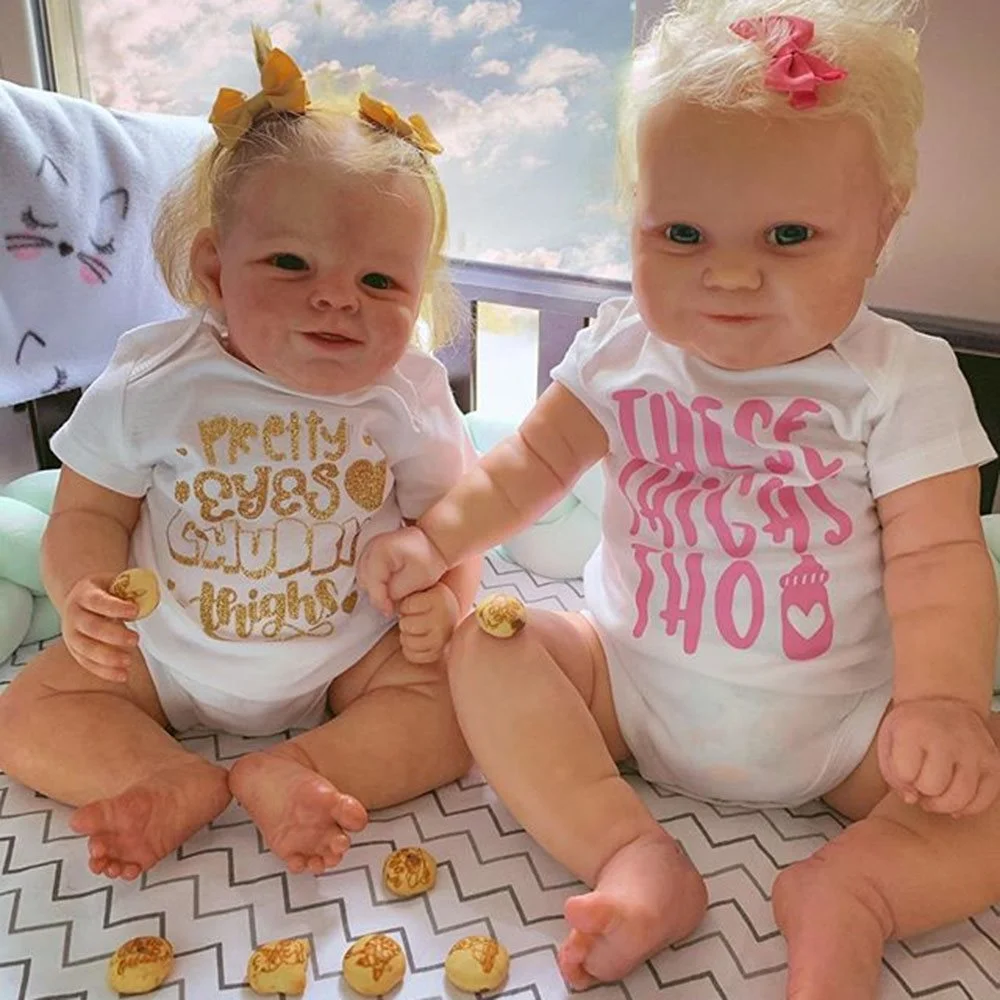 17 Twins Sister Katelyn And Cameron Reborn Baby Doll Girl