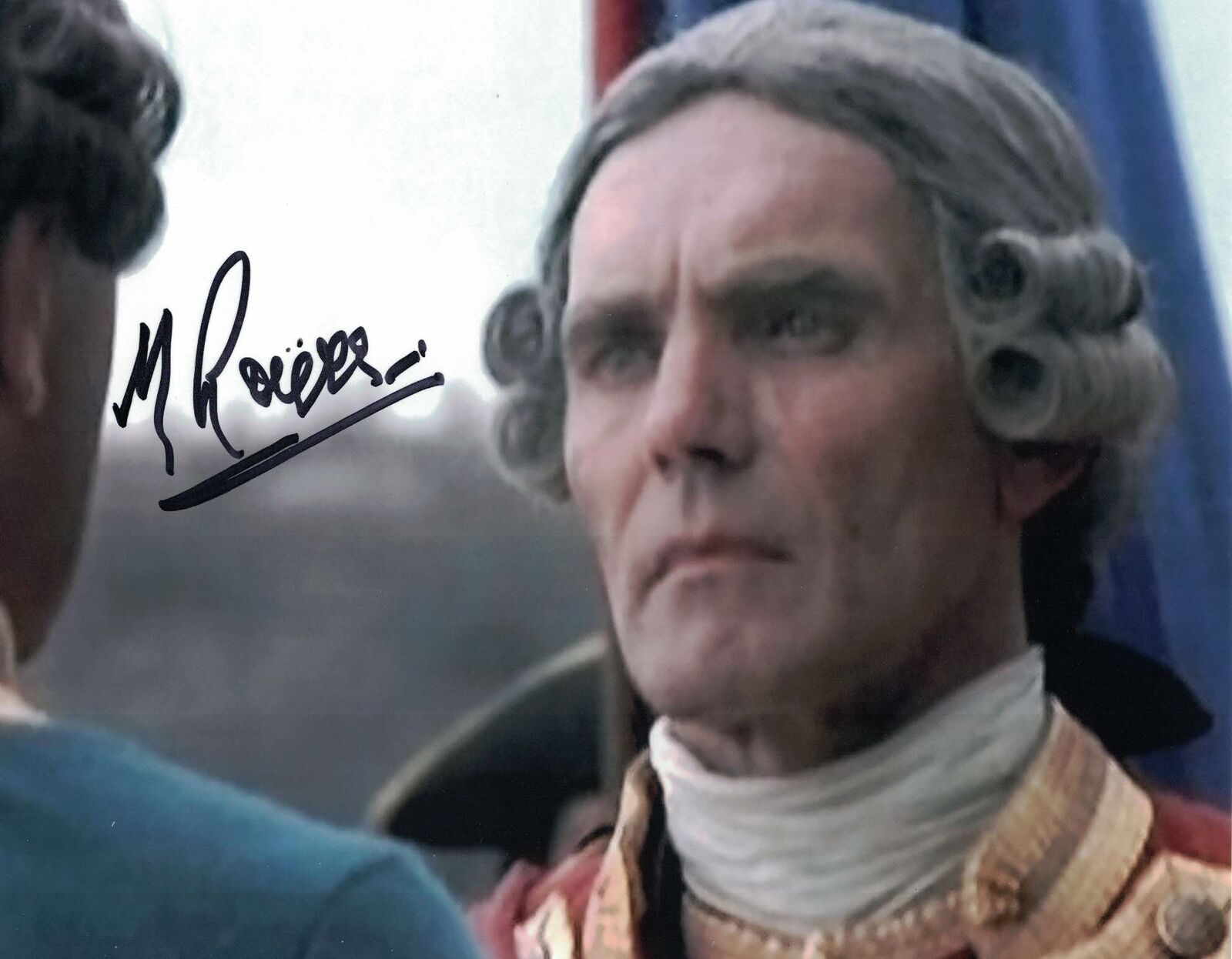 MAURICE ROEVES - Col Munro - Last of The Mohicans - hand signed 10 x 8 Photo Poster painting