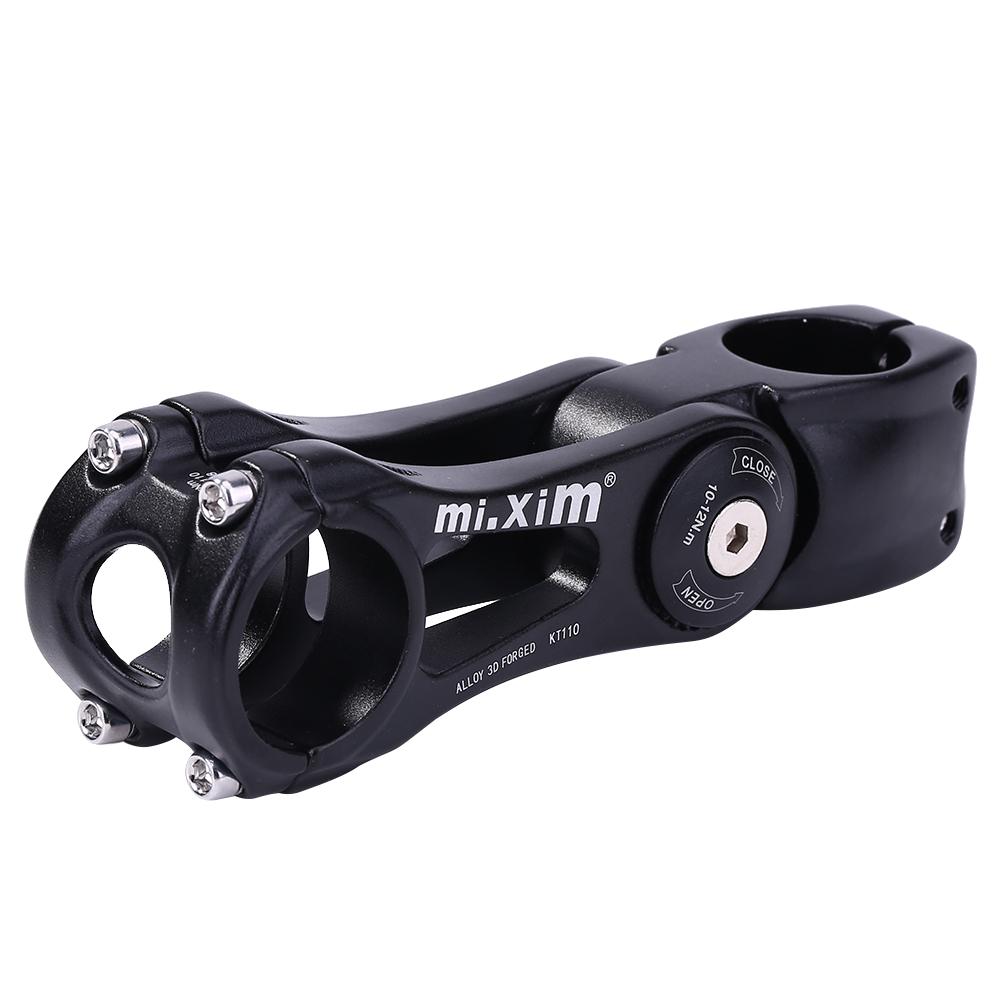 

Mi.Xim Bicycle Stem Aluminum Adjustable Angle MTB Handlebar Stem (31.8x110), 501 Original