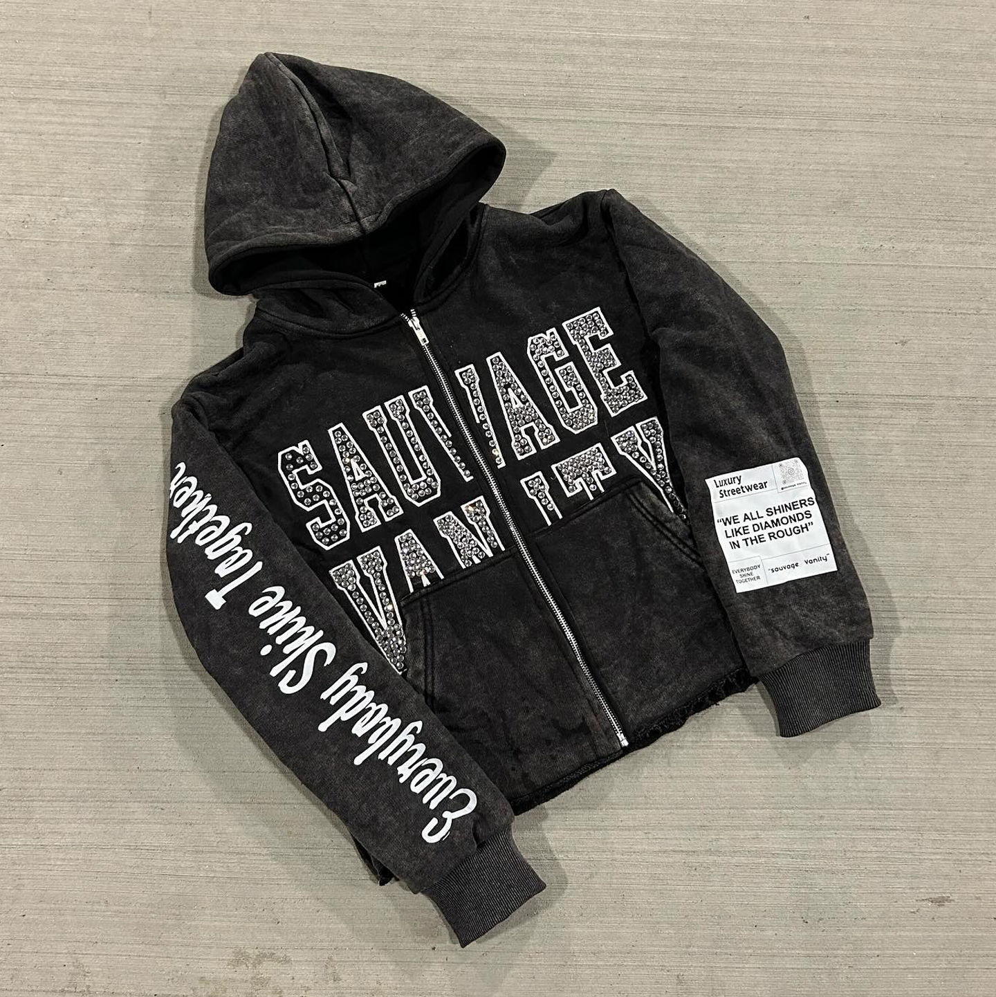 Barbarian Casual Street Zip Hoodie