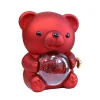 Eternal Rose Bear Jewelry Box with Necklace