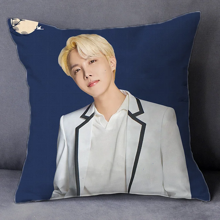 BTS Personalize Name RM Jin Suga JHope Jimin V Jungkook Pillowcase Cushion  Cover