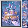 (Multistyle) Ch&acirc;teau De Neige - Peinture Au Diamant &Agrave; Forage Rond - 40*60CM (Grande Taille)