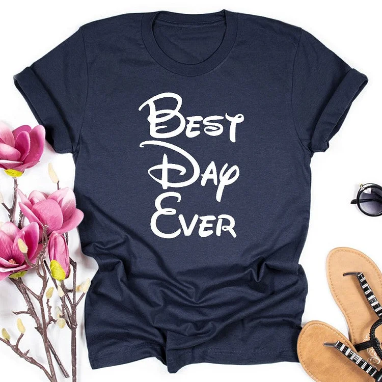 Best Day Ever,Vacation T-shirt -02854