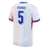 KOUNDE #5 France Away Soccer Jersey 2024