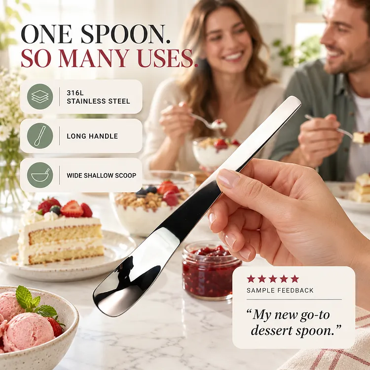No-Bend 316L Deep-Bowl Spoon