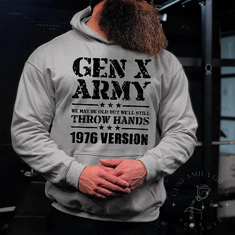 Customize Gen X Army Years Shirt Raised orHose Generation XT-Shirt,Gen XSweatshirtGeneration X Shirt, Retro XGeneration T-shirt
