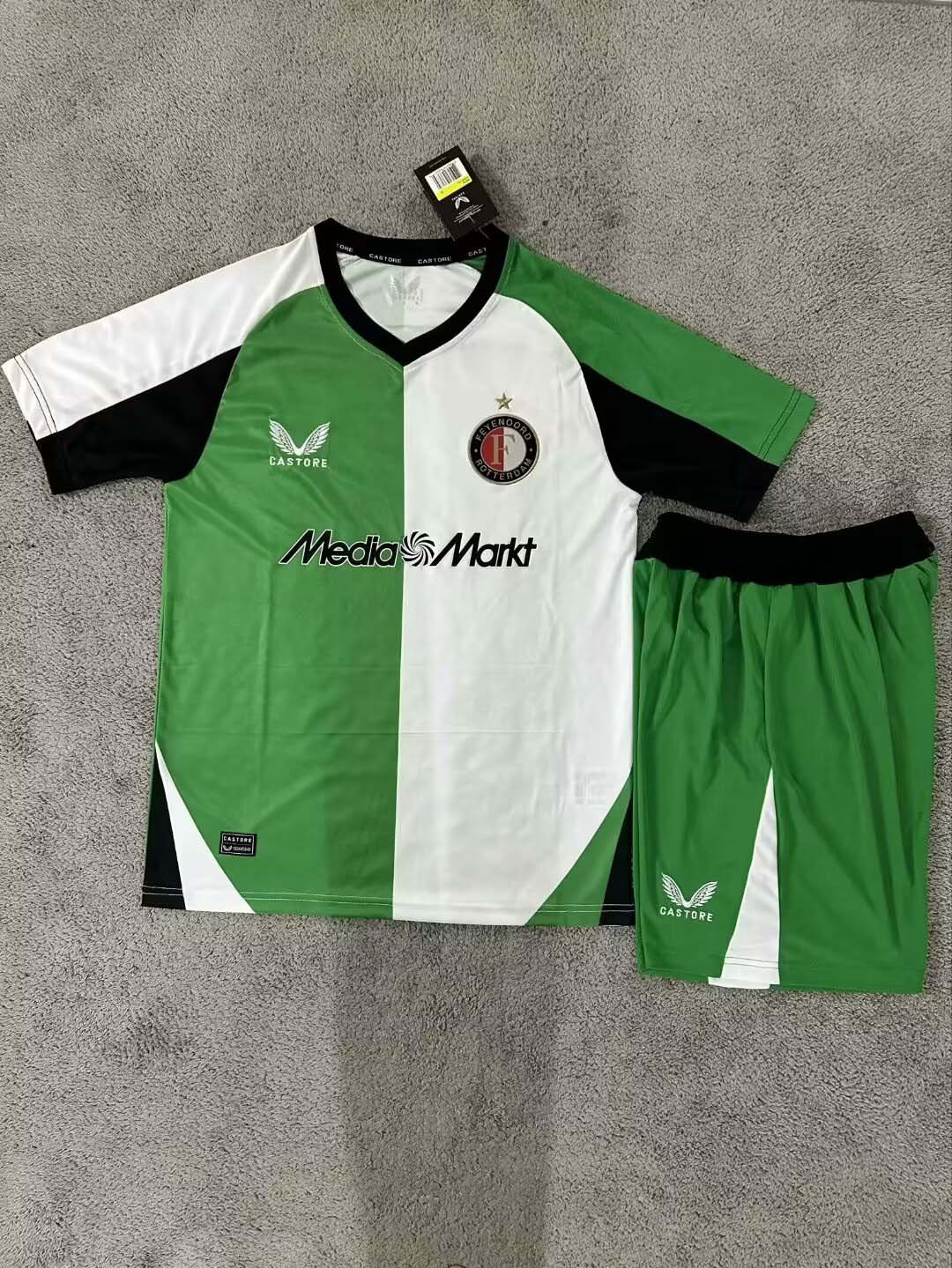 2024-2025 KIDS Feyenoord Third Away Football Shirt 1:1 Thai Quality