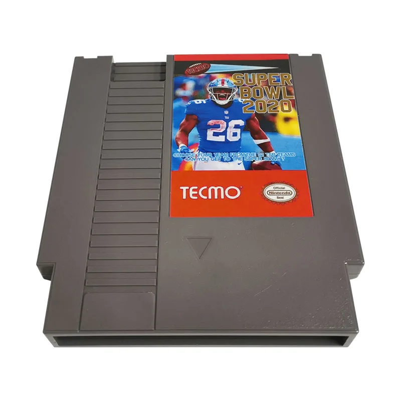 Tecmo Super Bowl 2020 For Nintendo NES - 8 Bit   Game Cartridge