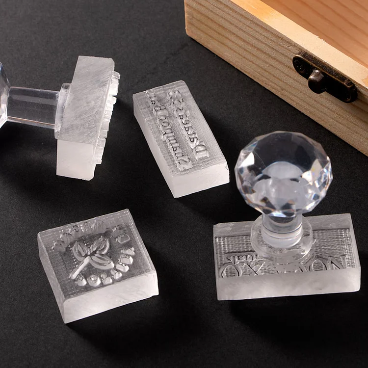 Custom Your Logo Stamp, Acrylic Stamp for Soap, Clay Signature, Personalized Pottery Stamp