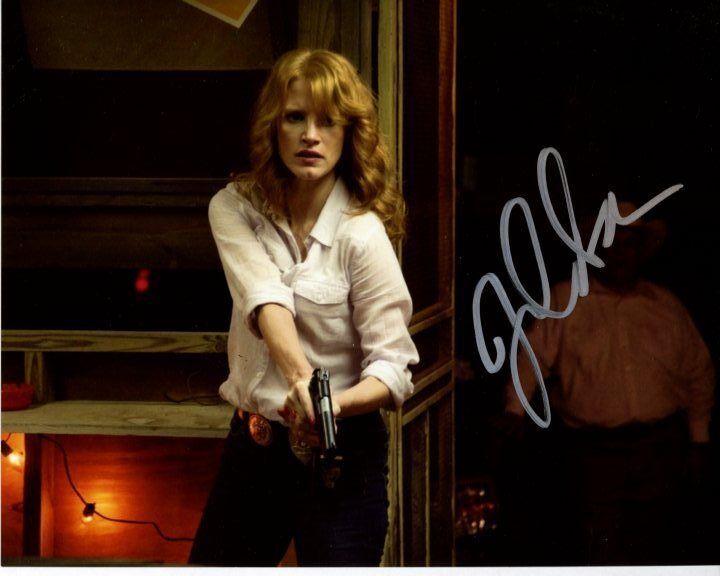 JESSICA CHASTAIN Signed Autographed TEXAS KILLING FIELDS PAM STALL Photo Poster painting