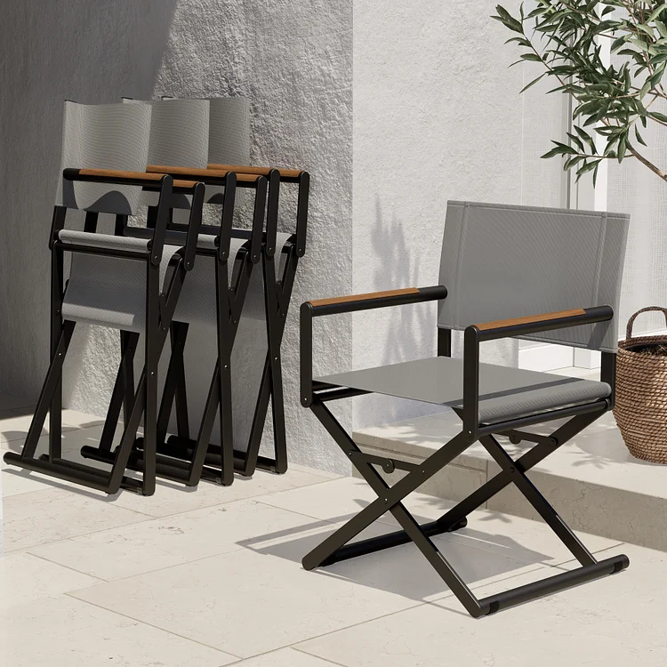 Folding mesh outdoor online chairs