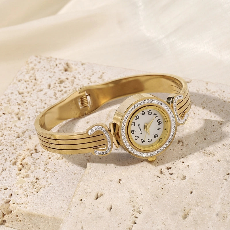 Elegant Solid Color Quartz Women’s Watches