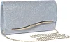 Damen Abendtasche, Modische Handtasche,Elegante Hochzeit Clutch,Envelope M&auml;dchen Kettentasche,Festliche kleine Crossbody Schultertaschen f&uuml;r Abschlussball,Party,Freizeit Date