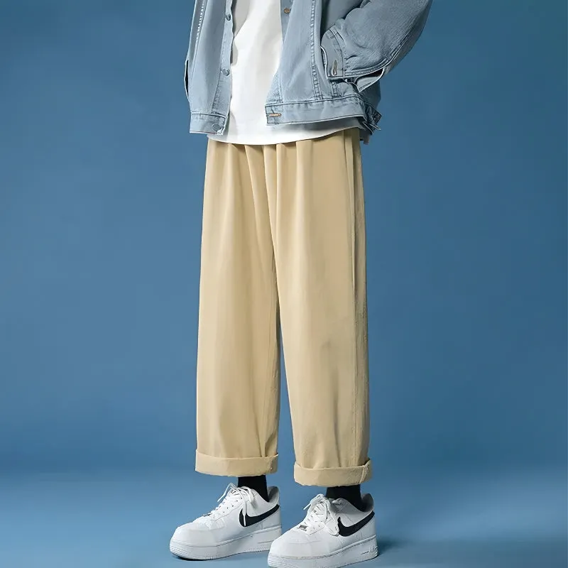 Brownm Boy Casual Straight Leg Pants