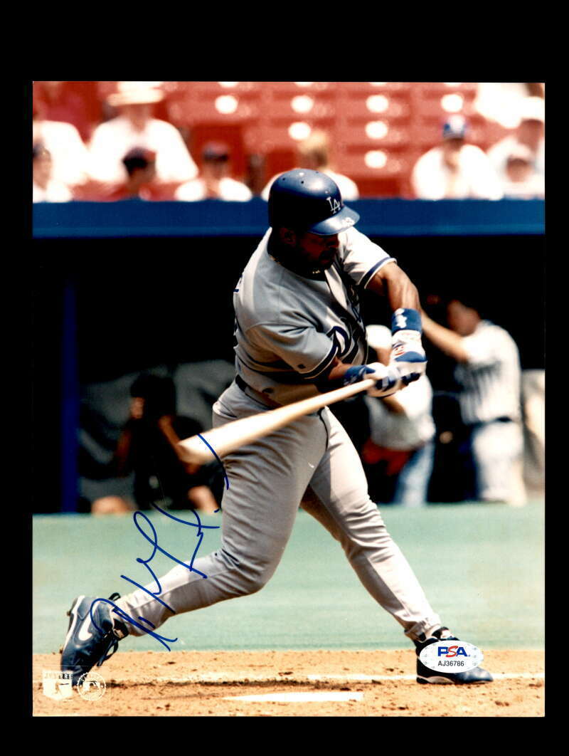 Raul Mondesi PSA DNA Coa Signed 8x10 Photo Poster painting Dodgers Autograph