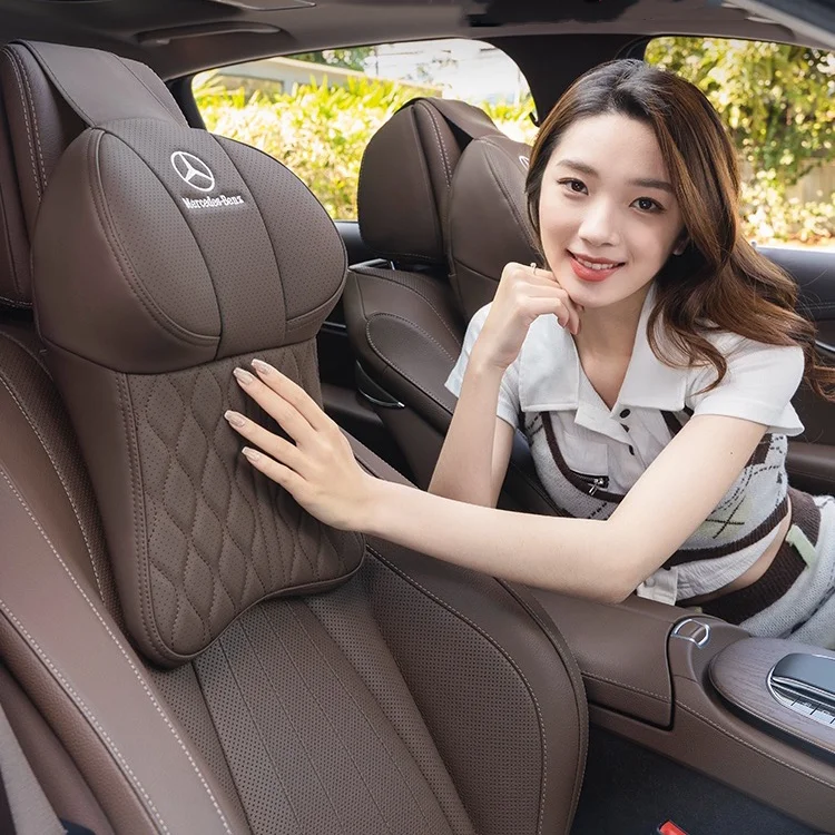 Car headrest and neck pillow Car pillow/seat cushion/lumbar support