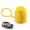 Car Trailer Ball Cap PVC Tow Bar Cap Waterproof for Car Ball Head (Red)