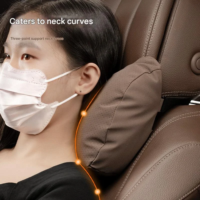 🔥Hot sale🔥Car high-end 6D ergonomic design lumbar headrest set