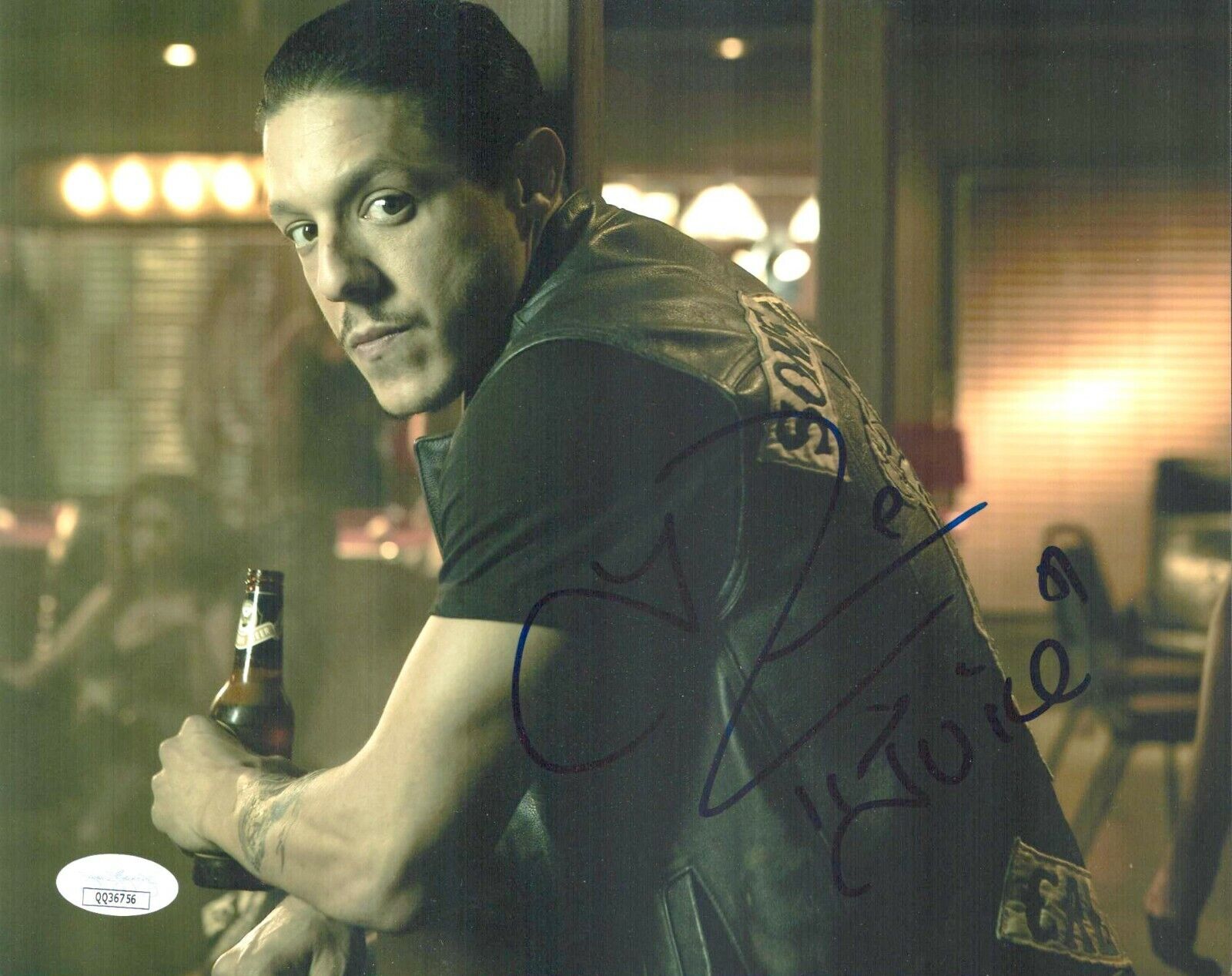 THEO ROSSI Signed SONS OF ANARCHY / JUICE 8x10 Photo Poster painting JSA COA