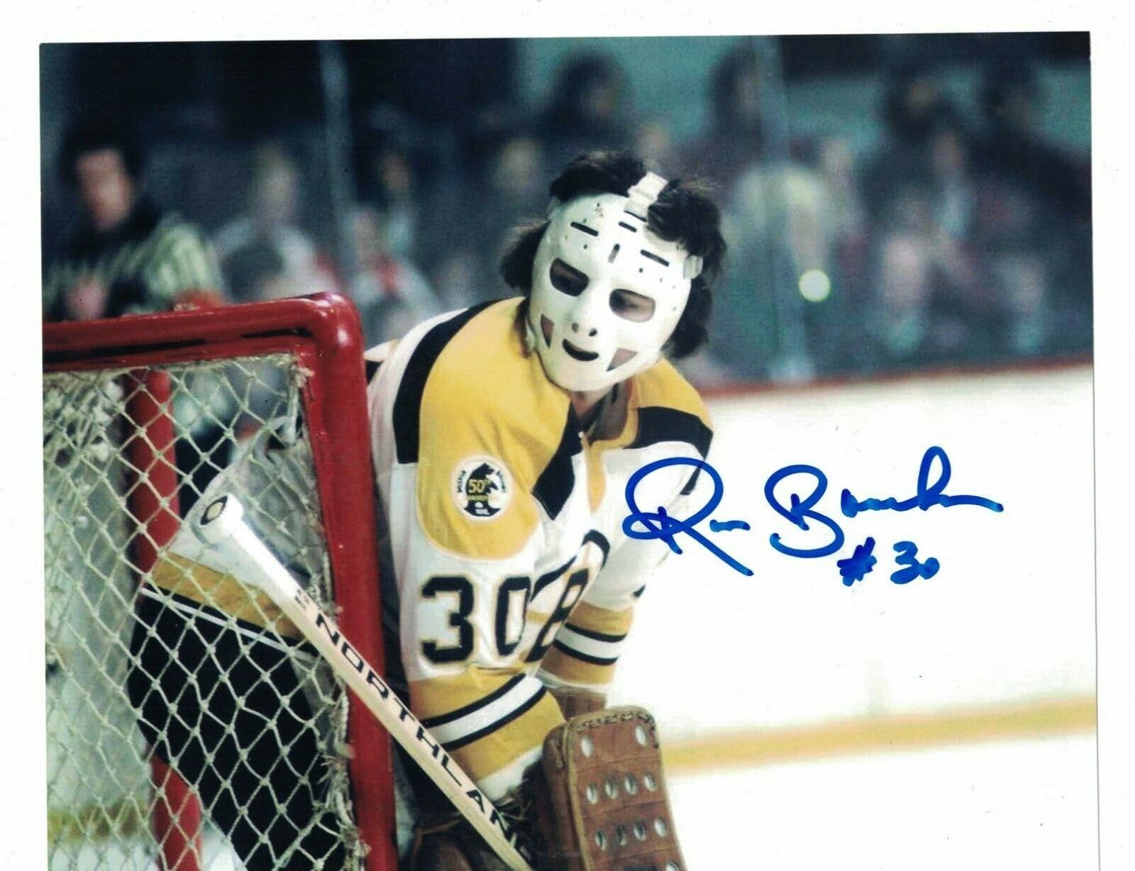 Ross Brooks Boston Bruins Signed 8 x 10