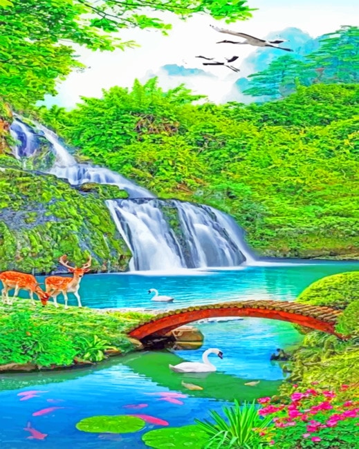 

Aesthetic Nature – Paint By Numbers - 40*50CM, 501 Original