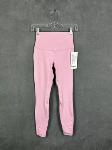pornhint Pornhint Womens Lululemon Size 10 Align HR Pant 25?? Pink PKPI Nulu Tight Soft New