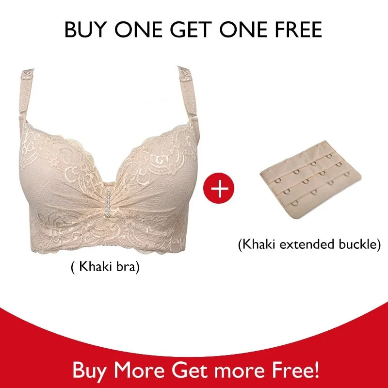 Bras for Women's bra plus big large size Super Push up bralette lace intimates Sexy lingerie Undrwear underwire E