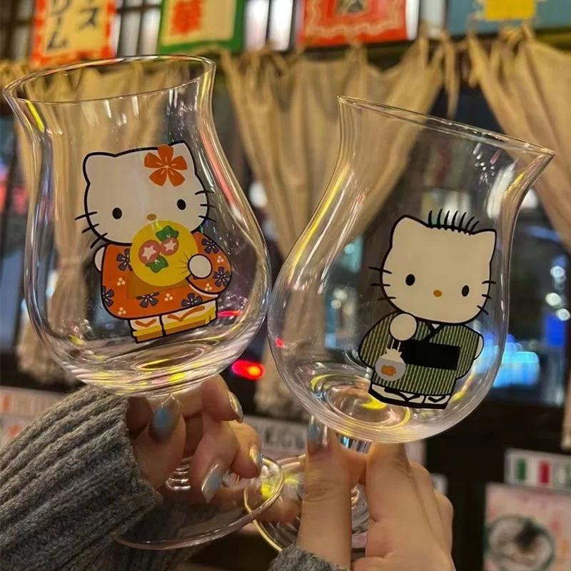 Kitty Couple Japanese Wine Cup KI156