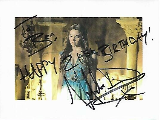 Natalie Dormer Hand Signed  Photo Poster painting Games Of Thrones Autograph.