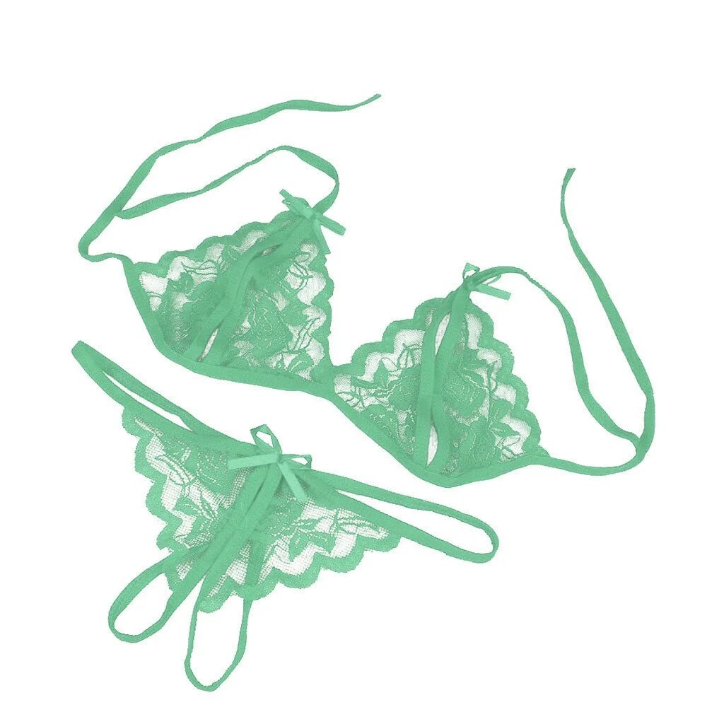 Fashion Sexy Women Bra Set Special Use Exotic Apparel Sets Lingerie Lace Underwear Sleepwear Ladies Bra G-string Plus Size 3XL