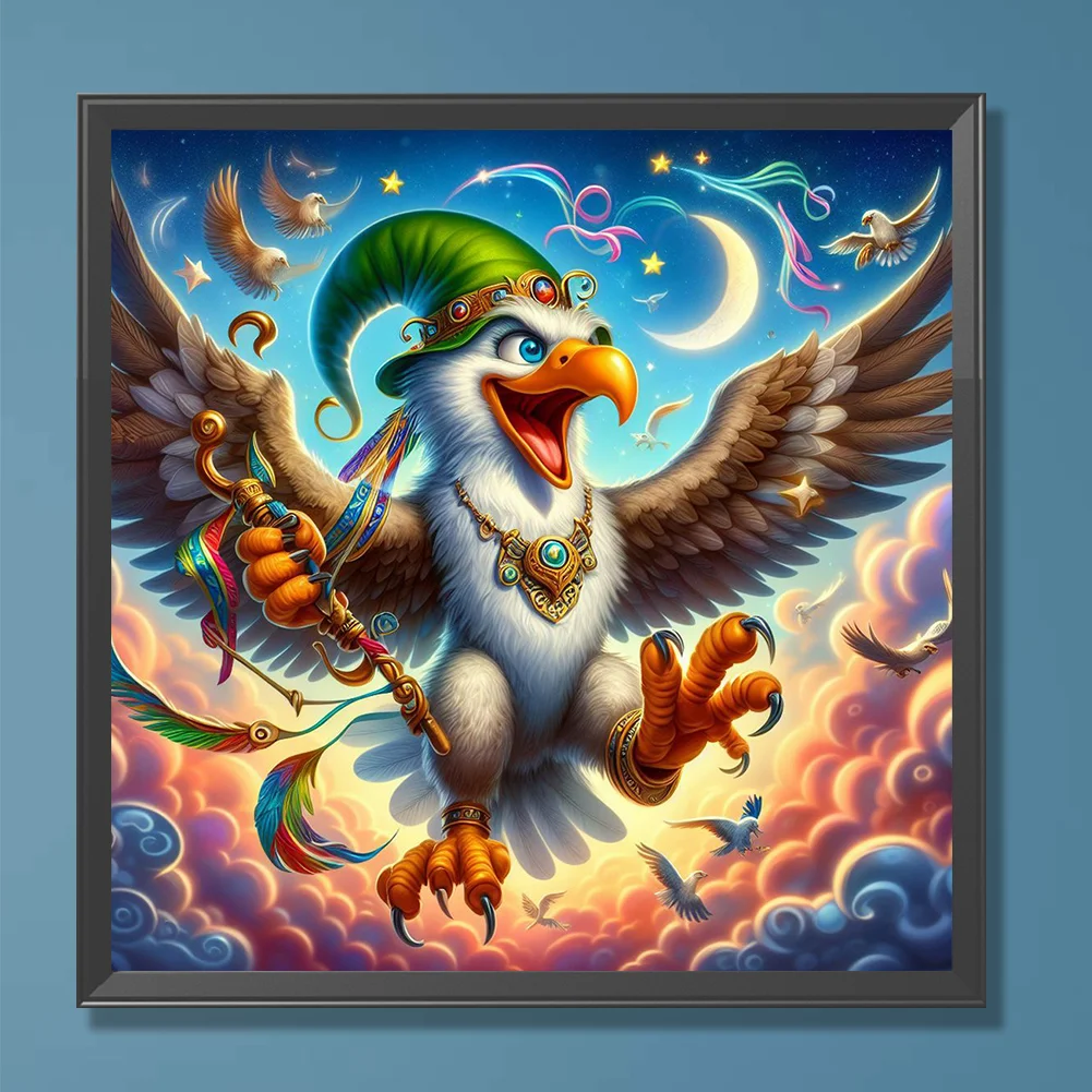 Diamond Painting - Full Round Drill - Eagle(Canvas|30*30cm)
