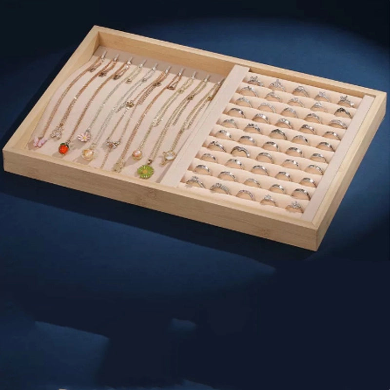 1 Piece Wood Sweet Holiday Banquet Selfie Solid Color Jewelry Boxes