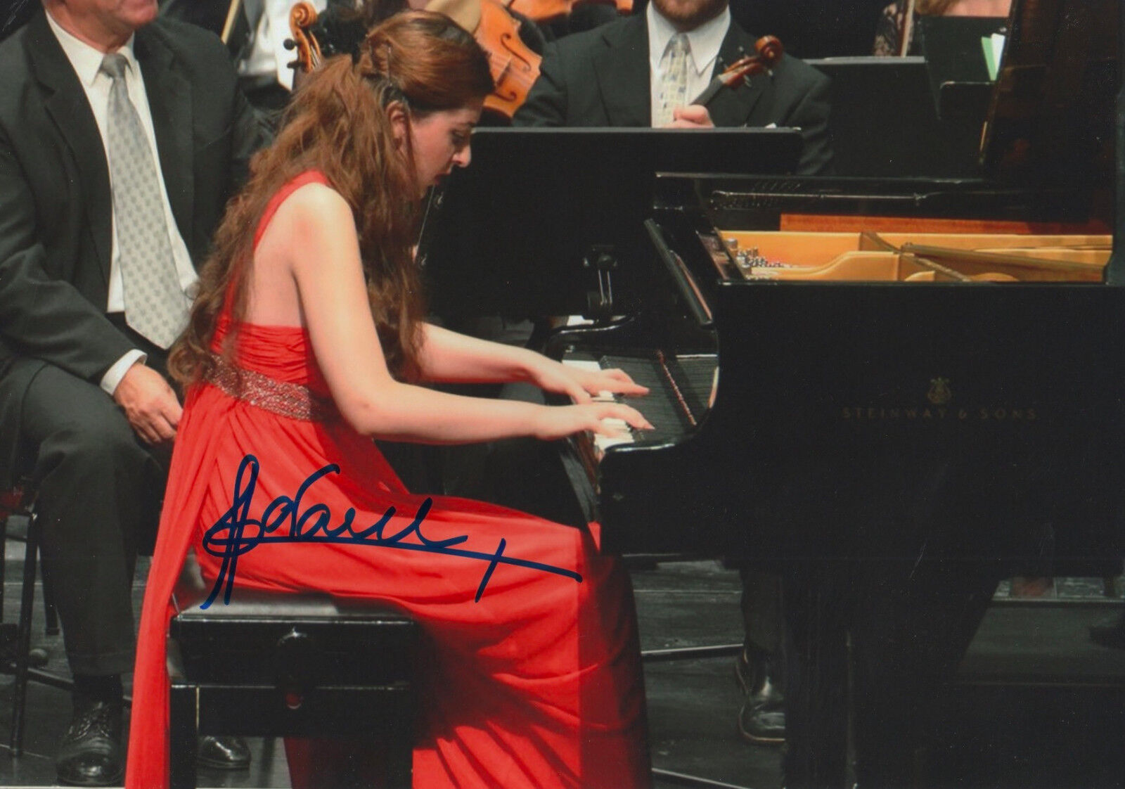 Nareh Arghamanyan Pianist signed 8x12 inch Photo Poster painting autograph